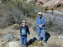Mom and Boy at Red Rocks
